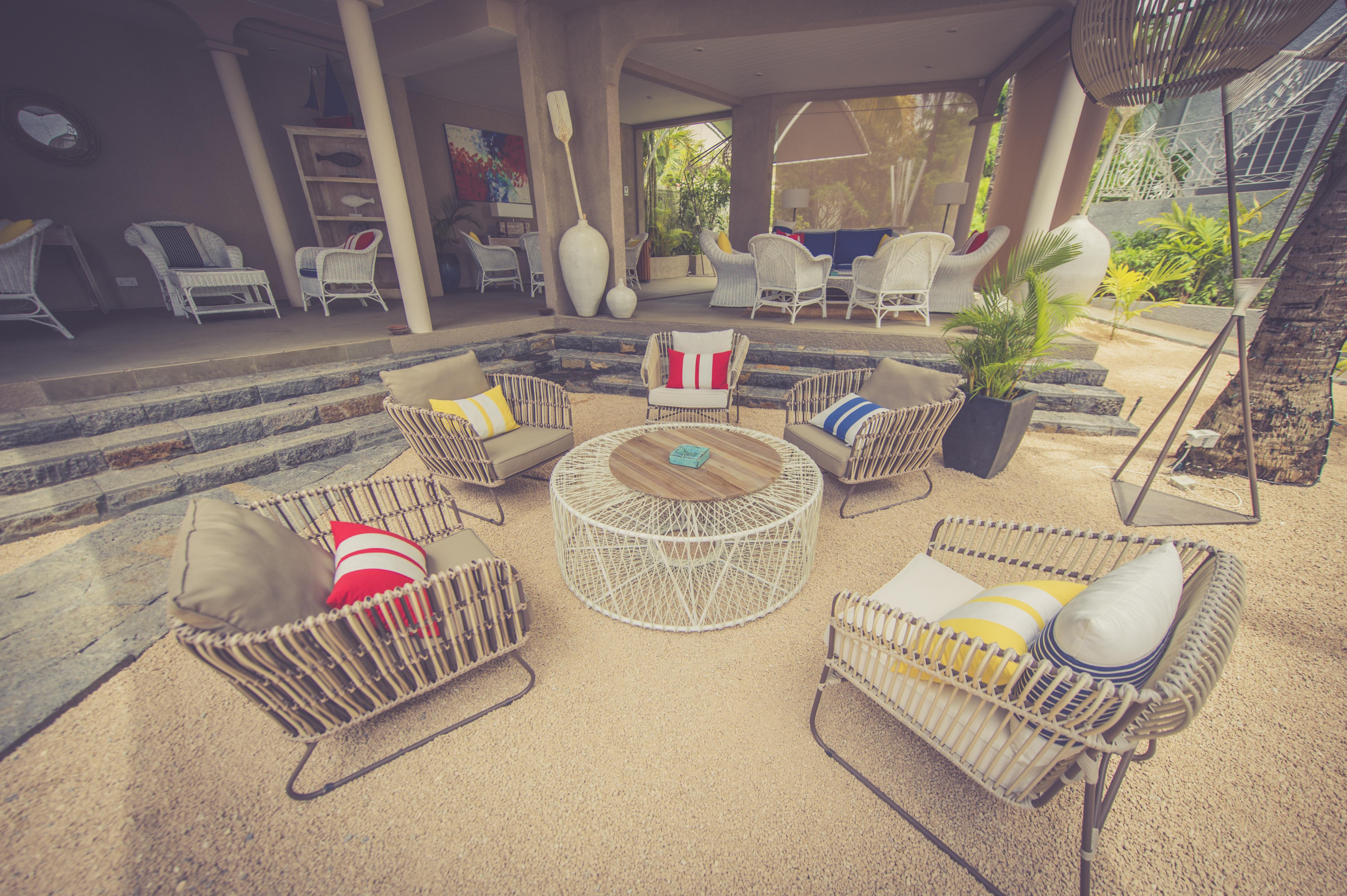 Voile Bleue Boutique Hotel Pointe aux Piments Luaran gambar