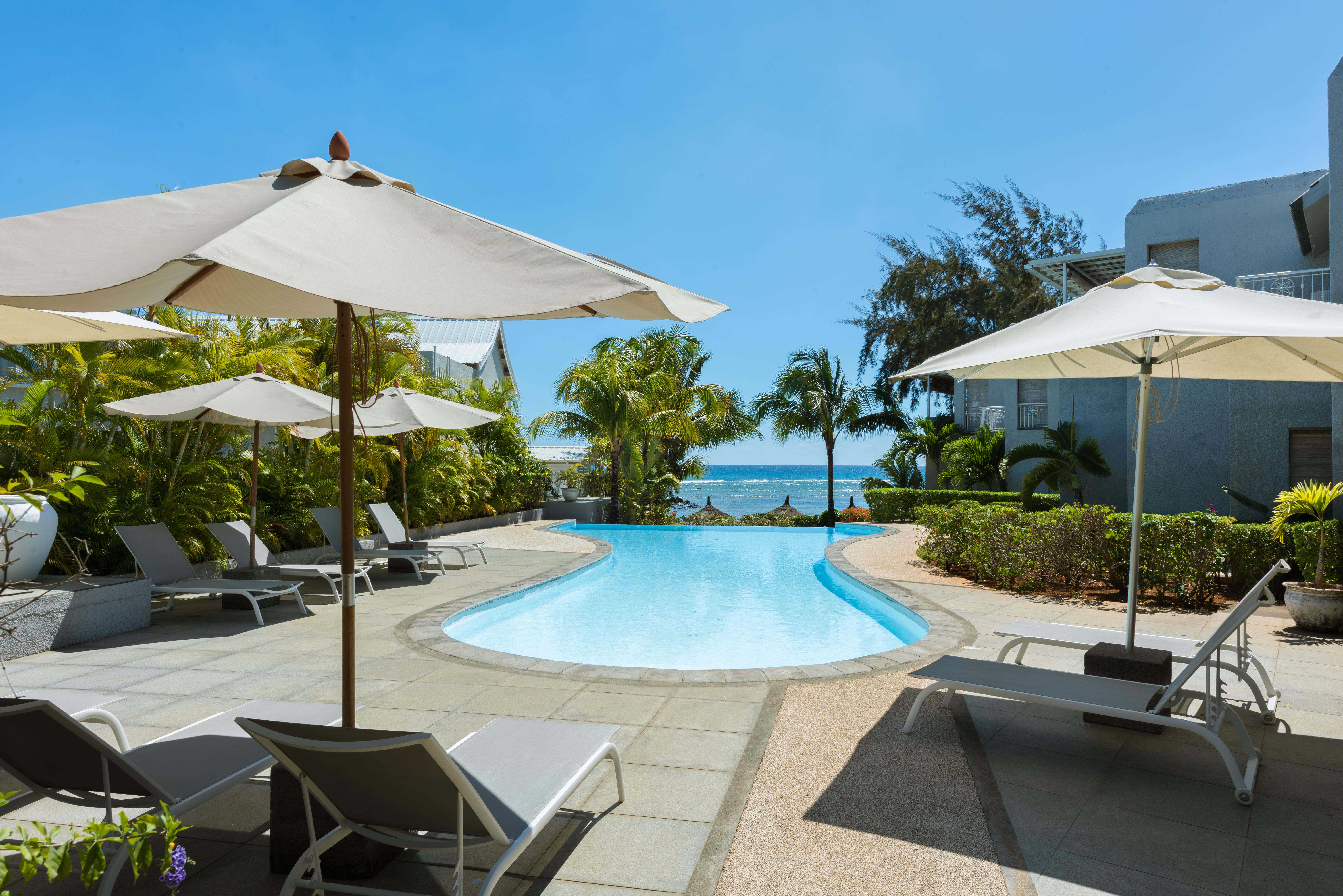 Voile Bleue Boutique Hotel Pointe aux Piments Luaran gambar