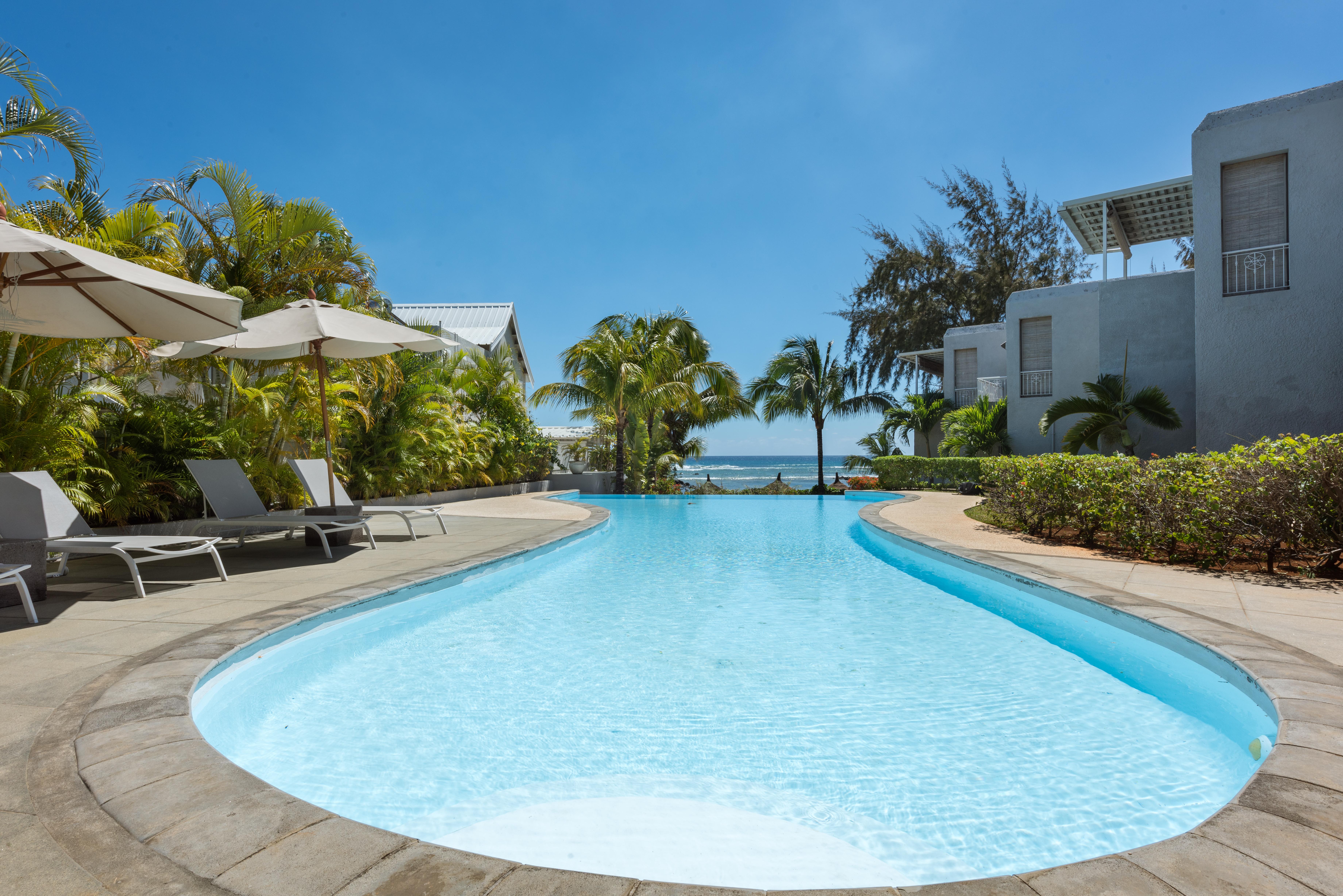 Voile Bleue Boutique Hotel Pointe aux Piments Luaran gambar