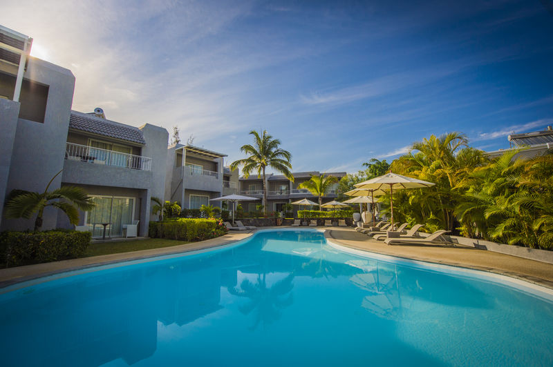 Voile Bleue Boutique Hotel Pointe aux Piments Luaran gambar